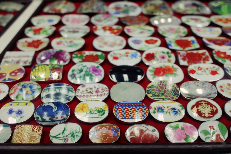 A tile with heart from Charoenkrung